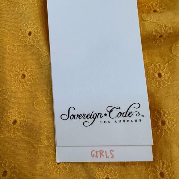 NWT Sovereign Code GIRLS Ruffle Tank 18M eyelets summer marigold summer SPRING - Picture 6 of 8